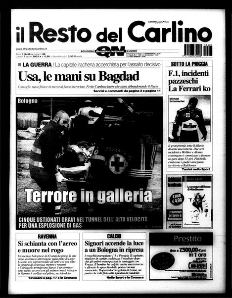 Il Resto del Carlino : giornale dell'Emilia